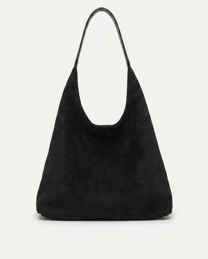 Soft Slouchy Hobo Bag | Faux Suede Shoulder Bag 3
