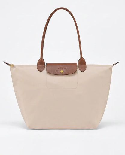 Structured Flap Pocket Tote Bag | Nylon Handbag 9