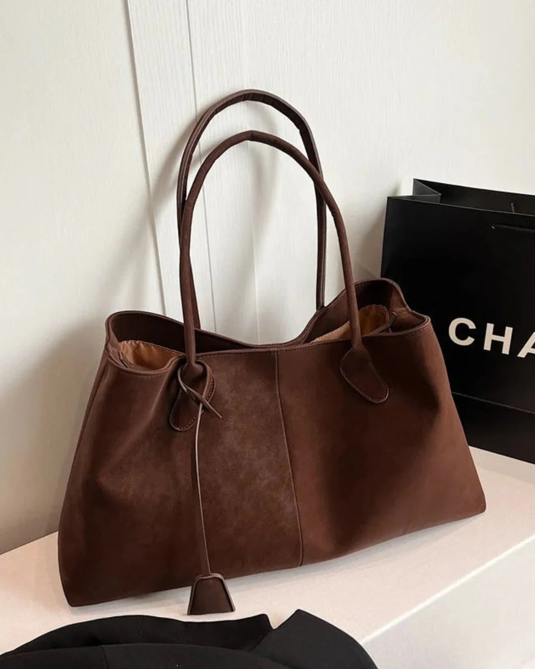 Structured Tote Bag | Women's Spacious Shoulder Handbag 8