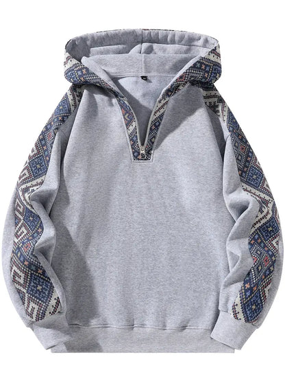 Unisex Half Zip Hoodie | Casual Streetwear Sweatshirt 0