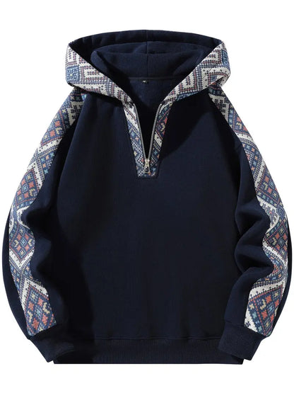 Unisex Half Zip Hoodie | Casual Streetwear Sweatshirt 2