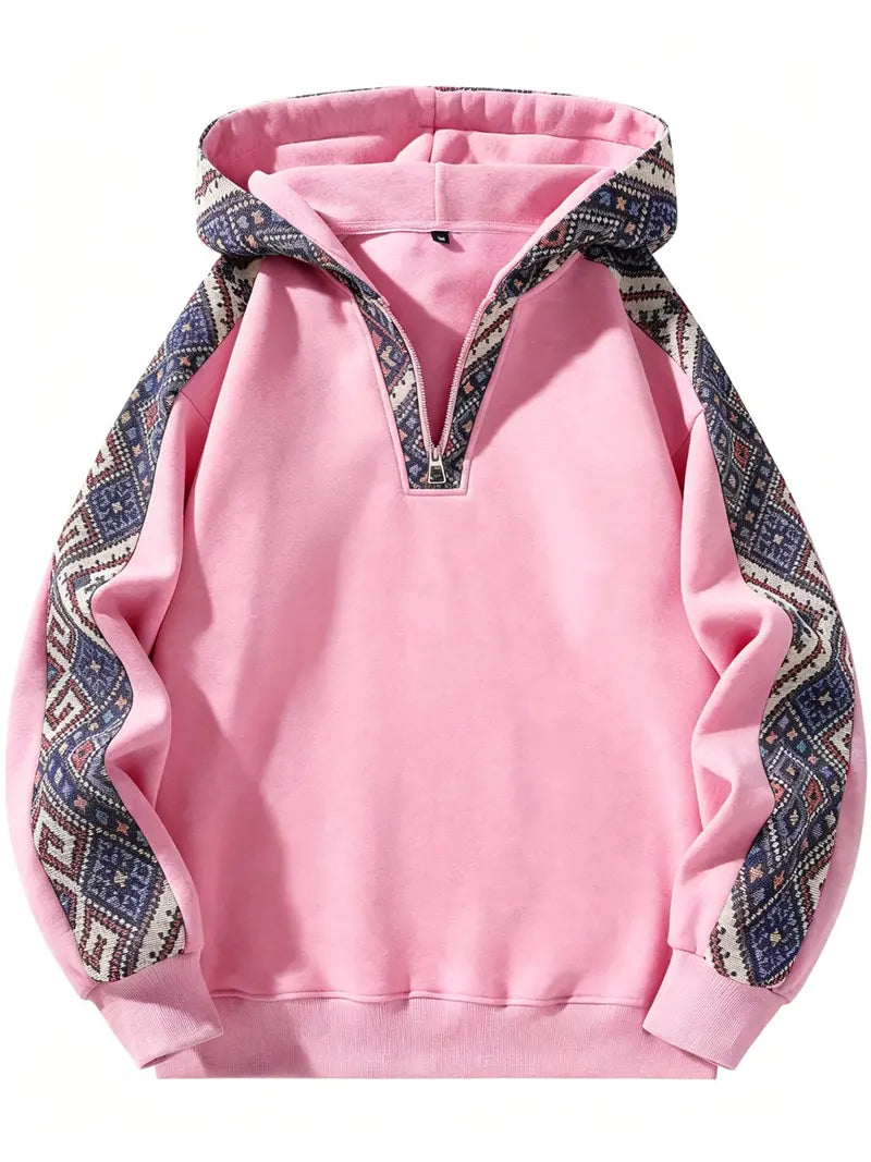Unisex Half Zip Hoodie | Casual Streetwear Sweatshirt 3