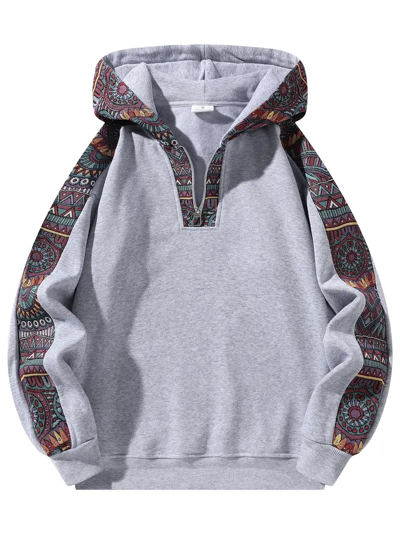 Unisex Half Zip Hoodie | Casual Streetwear Sweatshirt 4