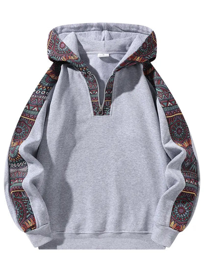 Unisex Half Zip Hoodie | Casual Streetwear Sweatshirt 4