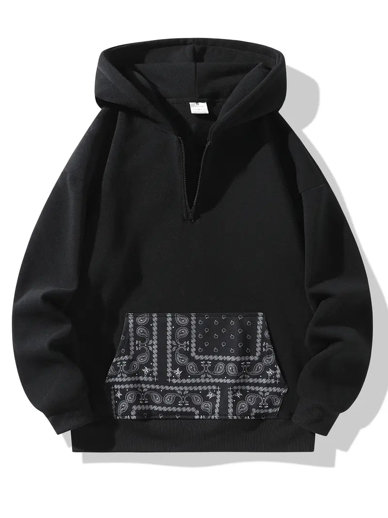 Unisex Half Zip Hoodie | Casual Streetwear Sweatshirt 5
