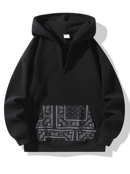 Unisex Half Zip Hoodie | Casual Streetwear Sweatshirt 5