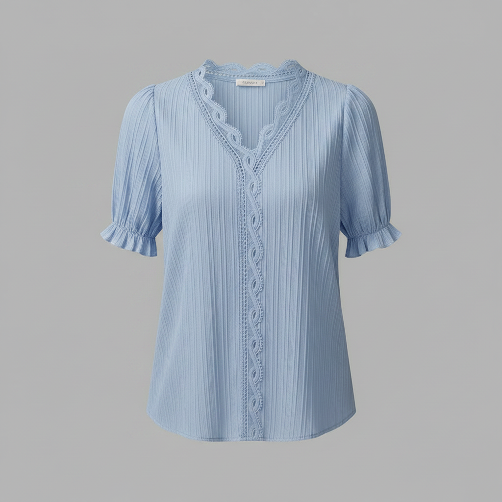White Puff Sleeve Blouse | Elegant Summer Top for Women