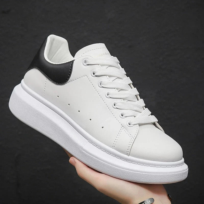White Sneakers Women | Lightweight Breathable Walking Shoes 1