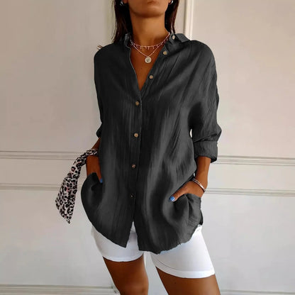 Women's Cotton Blend Blouse 0