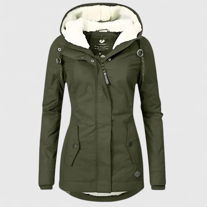 Women's Hooded Jacket Casual Zip-Up | Womens Coats 4