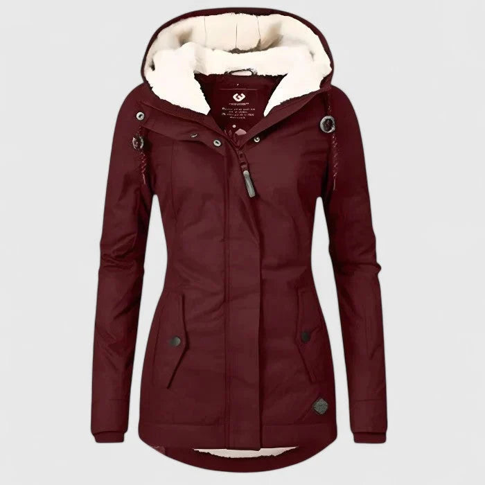 Women's Hooded Jacket Casual Zip-Up | Womens Coats 5