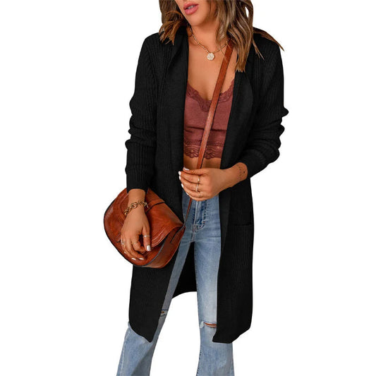 Women's Longline Open-Front Cardigan | Knit Layer 0