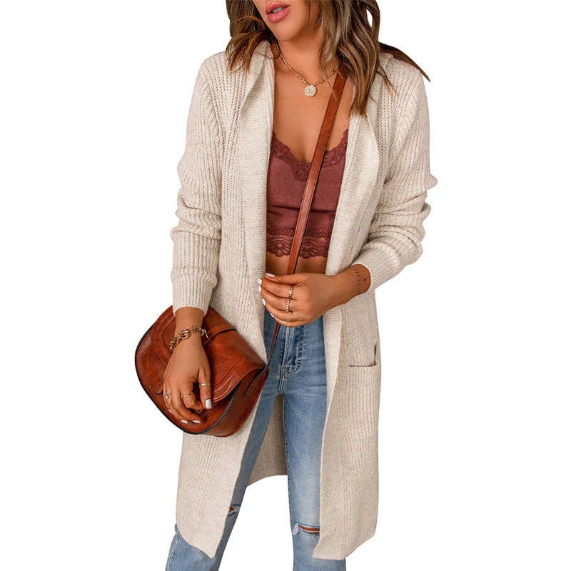 Women's Longline Open-Front Cardigan | Knit Layer 2