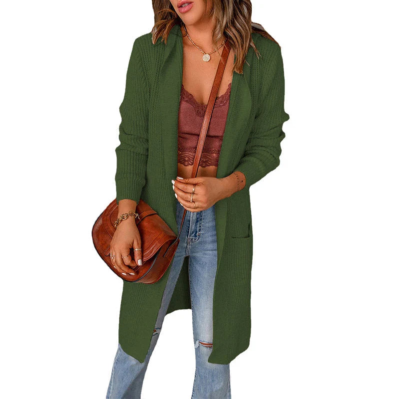 Women's Longline Open-Front Cardigan | Knit Layer 5