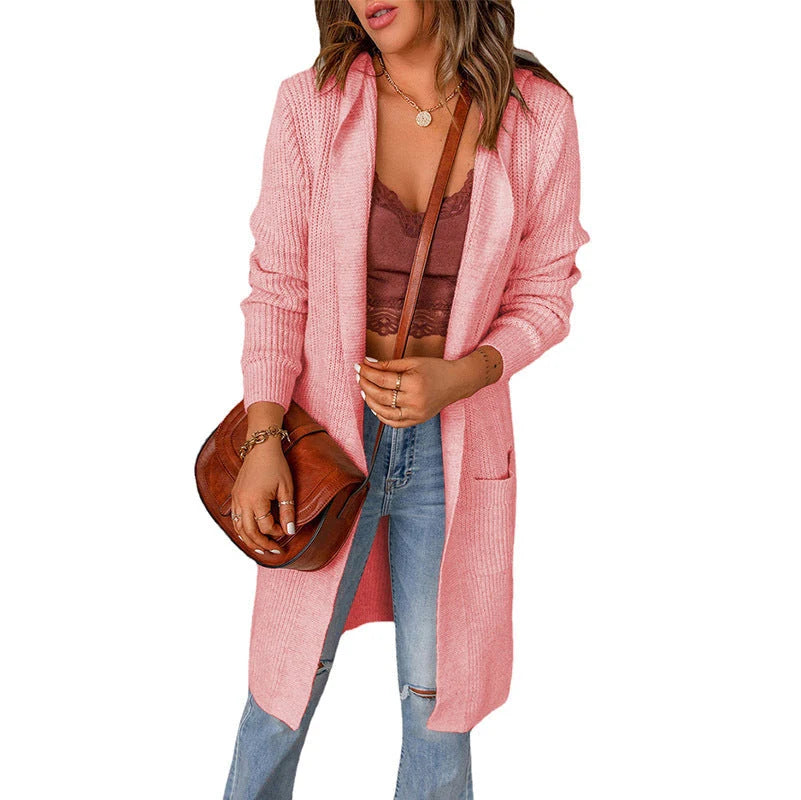 Women's Longline Open-Front Cardigan | Knit Layer 6