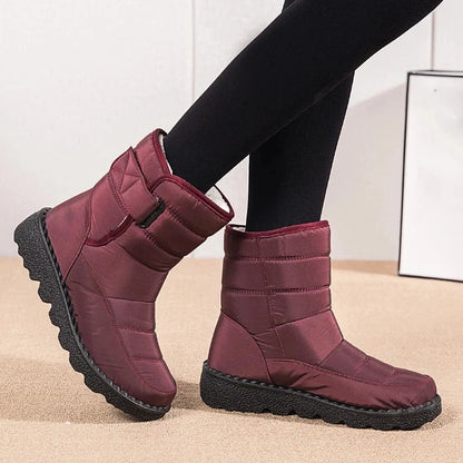 Women's Quilted Black Ankle Boots | Fleece-Lined Booties 3