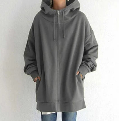 Women's Zip-Up Hoodie Lightweight Autumn Winter 0