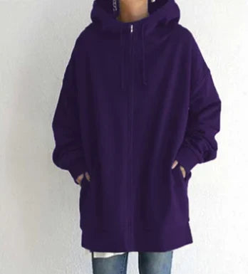 Women's Zip-Up Hoodie Lightweight Autumn Winter 10