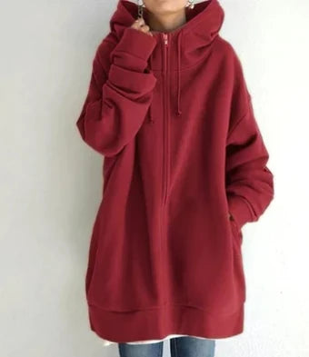 Women's Zip-Up Hoodie Lightweight Autumn Winter 11