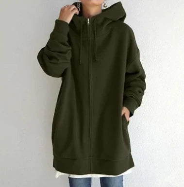 Women's Zip-Up Hoodie Lightweight Autumn Winter 12
