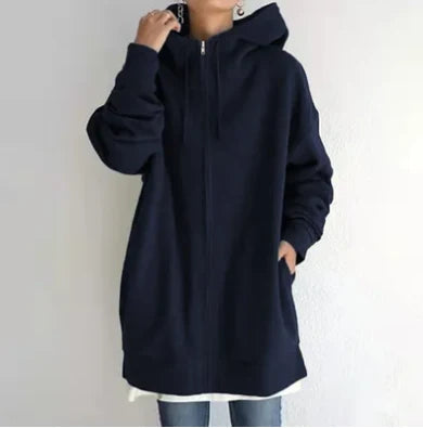 Women's Zip-Up Hoodie Lightweight Autumn Winter 13