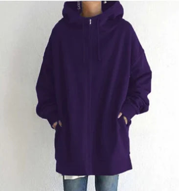 Women's Zip-Up Hoodie Lightweight Autumn Winter 15