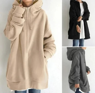 Women's Zip-Up Hoodie Lightweight Autumn Winter 4